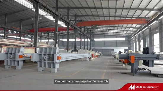 Automatic Solid-Liquid Separation Chamber Sludge Plate and Frame Filter Press